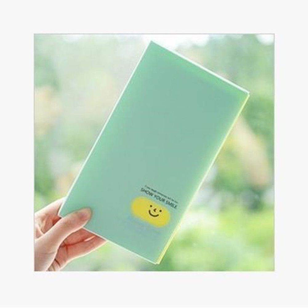 120Pockets Photo Album Smiley Face Candy Color ID Business Name Card Holder Book