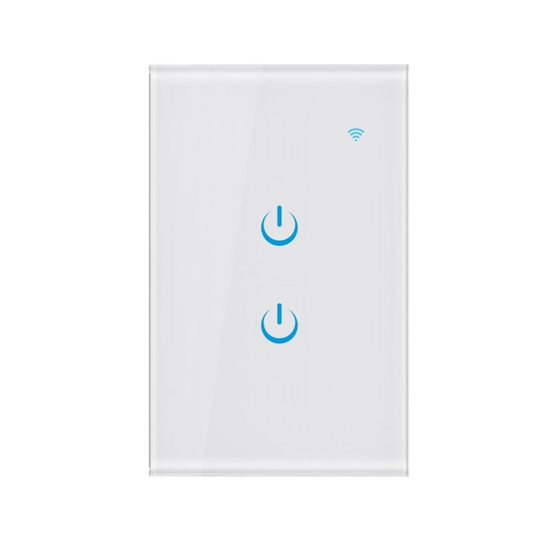 Tuya Smart Life App Smart Wifi Switch Light Wall Panel Switch Wireless EU Works with Alexa Google Home Mini IFTTT US Plug