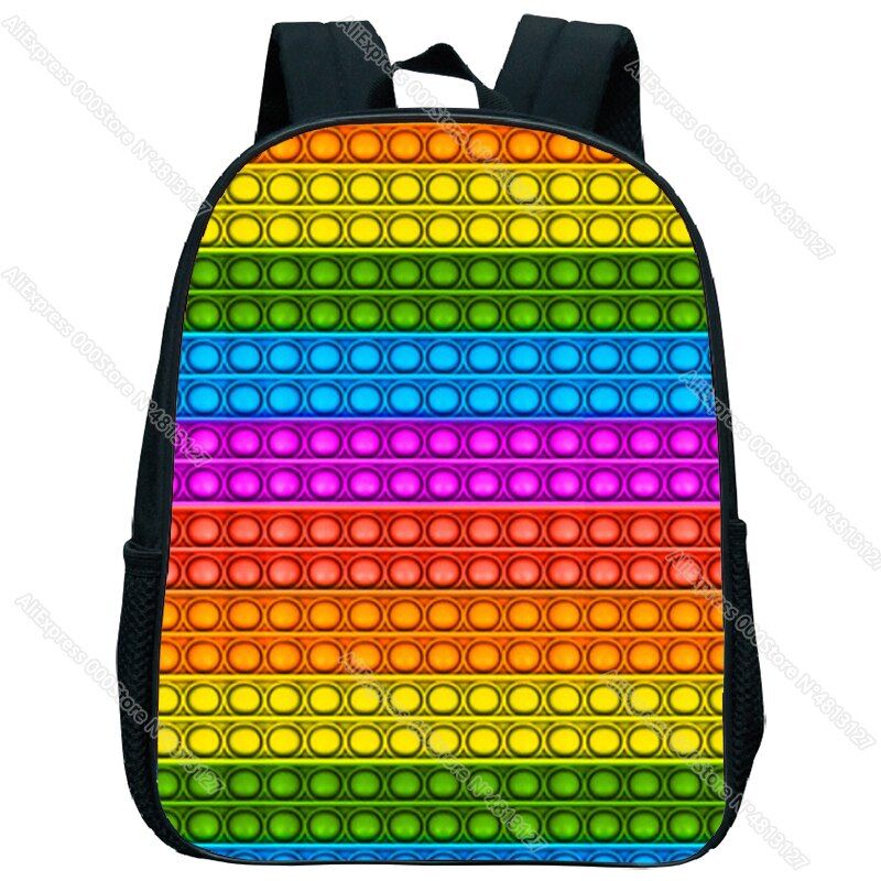 Kindergarten Backpack Kids Pop It Mini Rucksack Children Cartoon Bookbag Toddler Knapsack Mochila Infantil Girls Boys Toddl Gift