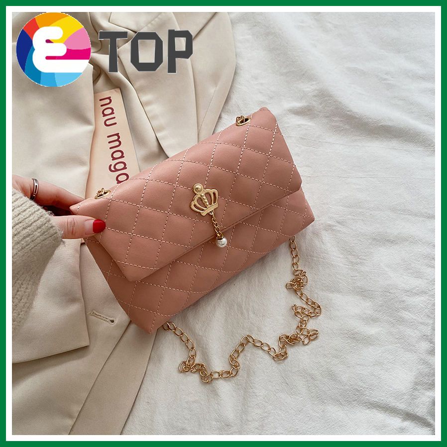 Korean version of rhomboid embroidered thread shoulder bag summer ladies cover-style tassel diagonal bag
