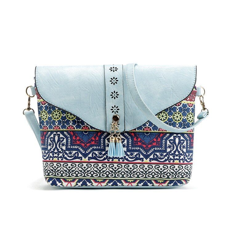 2021 Summer Vintage Bag For Women Messenger Bags Canvas Print Crossbody Shoulder Bag Small Ladies Designer Handbags High Quality