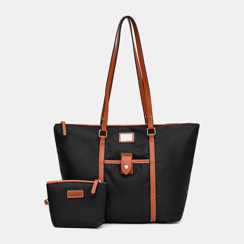 OIMG Women 2Pcs Large Capacity Waterproof Casual Tote Bag