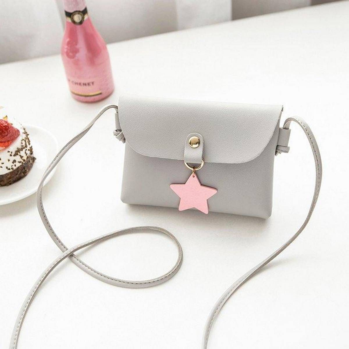 Women Faux Leather Mini Bag Satchel Fashinable Sized Purse