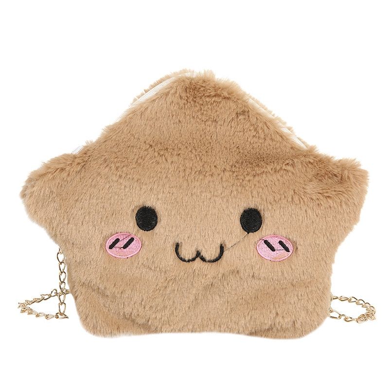 Torba na ramię Mini Cartoon Crossbody Bag Cute Star Shoulder Bags For Women 2021 Plush Toy Girl Women Bag Bolsa Feminina