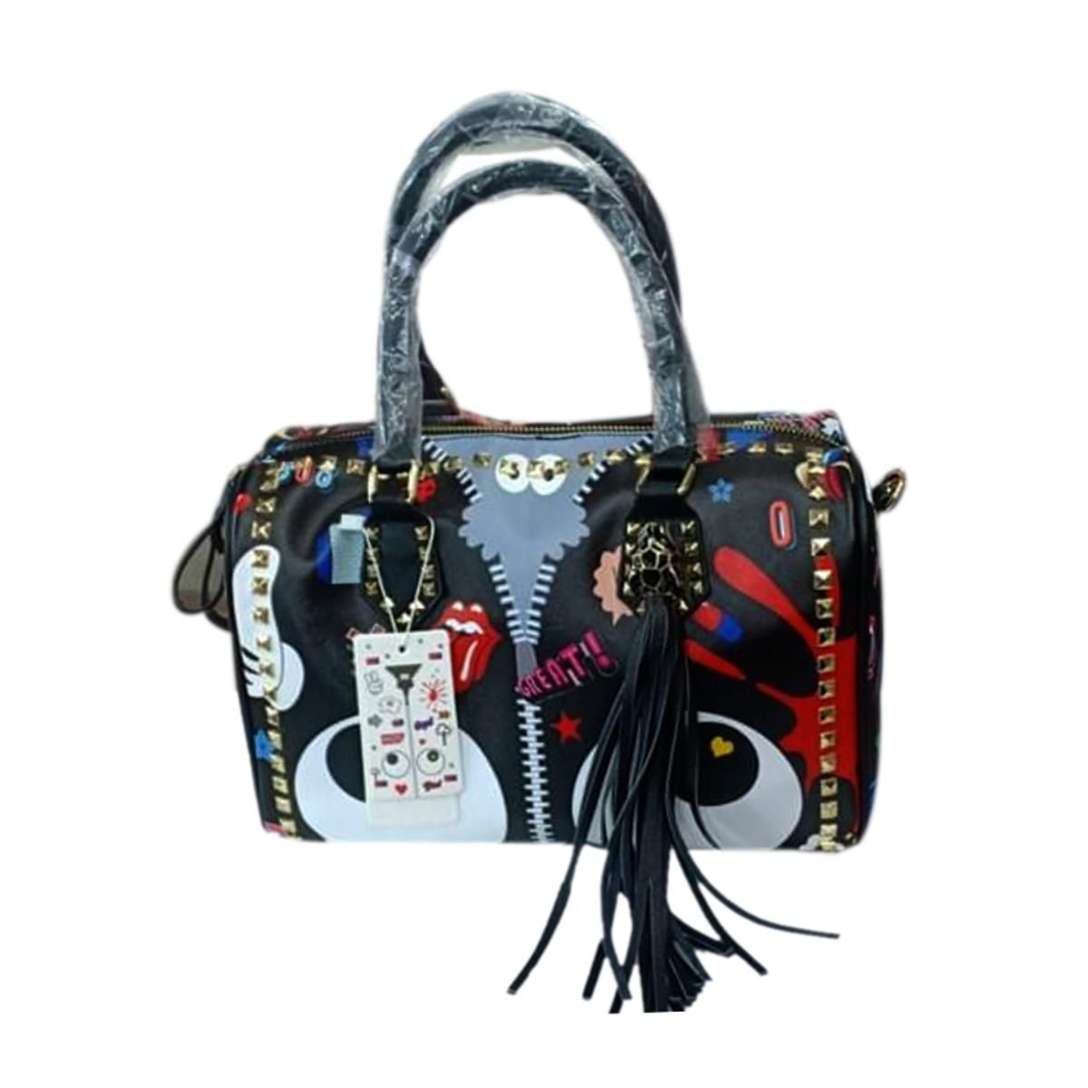Euro American Style Large Capacity Cartoon Print Desinger Handbagd Lides