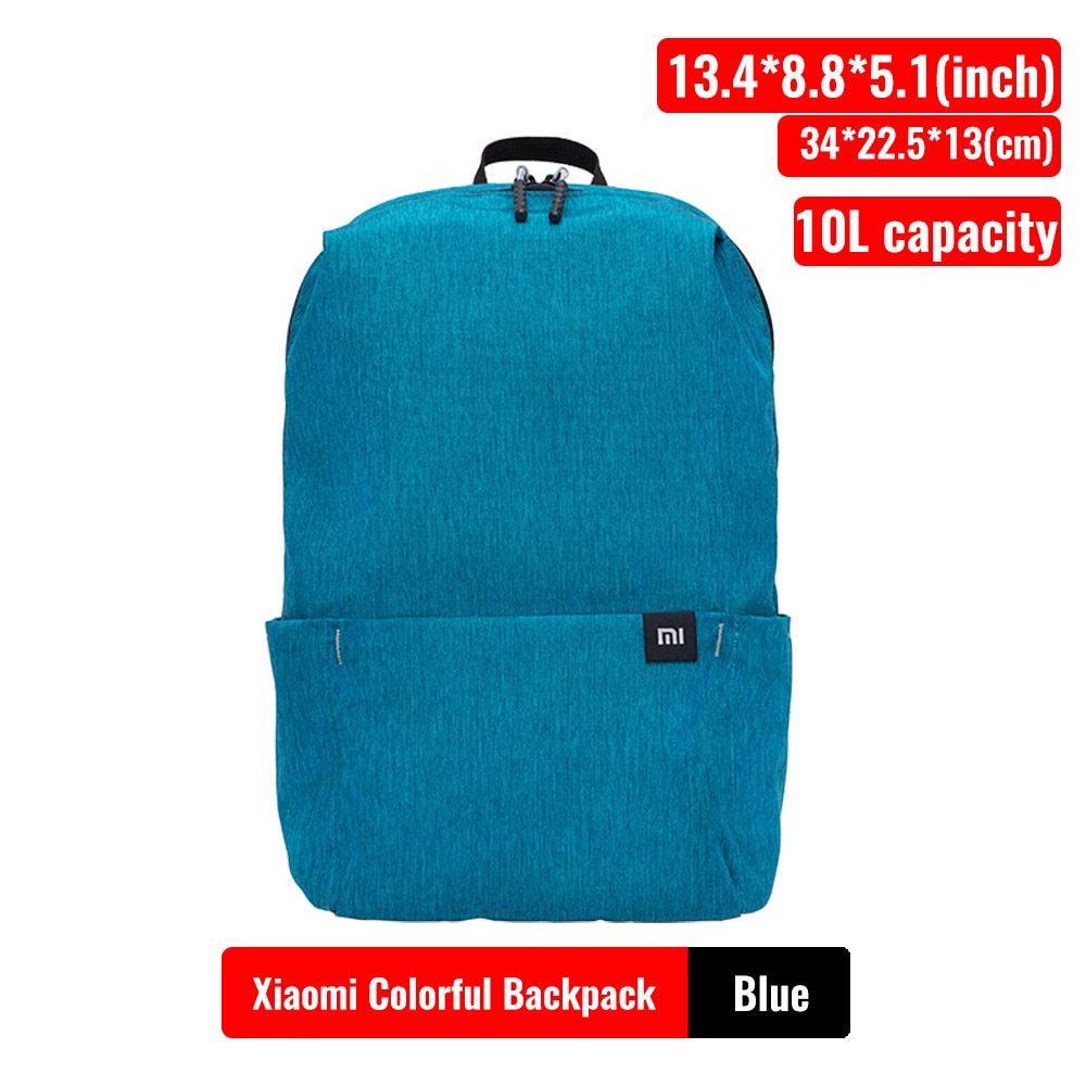 XiaoColorful Small Backpack 10L Capacity 8 Colors Four Levels Of Water Repellent Leisure Sports Chest Bags Uni