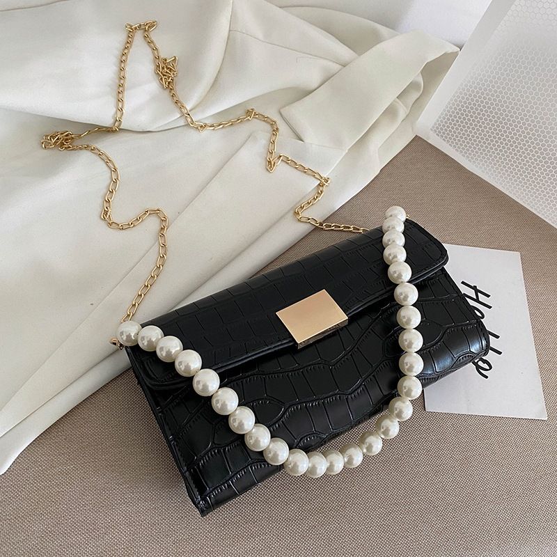 Korean Fashion Pearl Lady Handbag Cute Chain Shoulder Messenger Bag