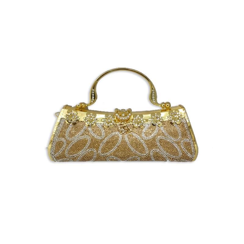 Metal Golden Purse For Women