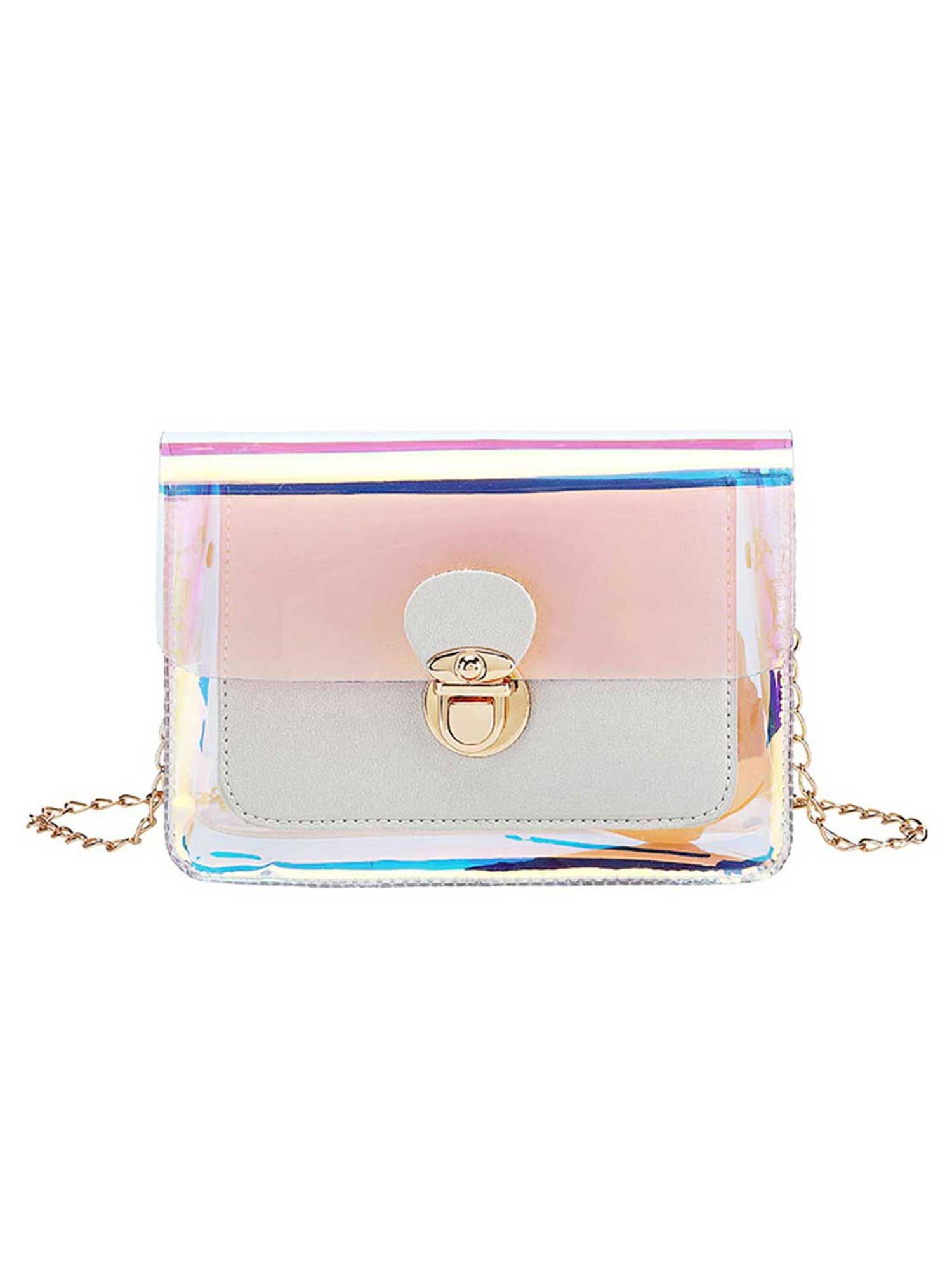 New Female Shoulder Bag, Shinny Laser Crossbody Bag Multipurpose Single-Shoulder Bag for Women