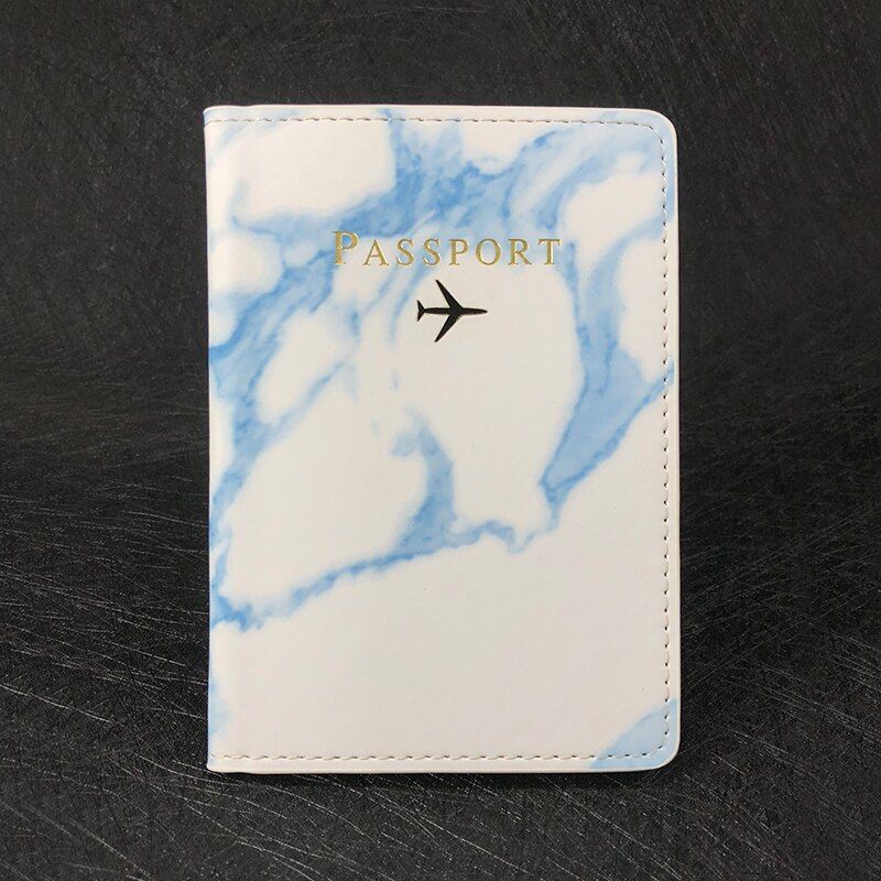 ized Marble Passport Cover Women PU Personalised Passport Cover with Passport Holder