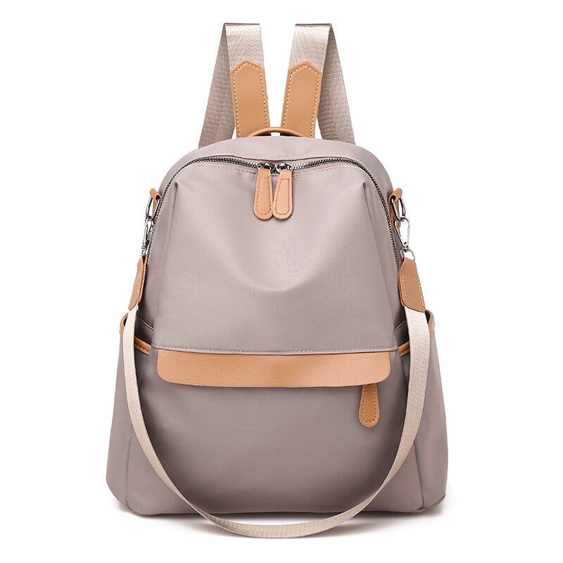 Vfemage Women Backpack Solid Nylon Female Backbags Casual Bags for Young Ladies School Bags for Teenager Girls Sac A Dos Mochila