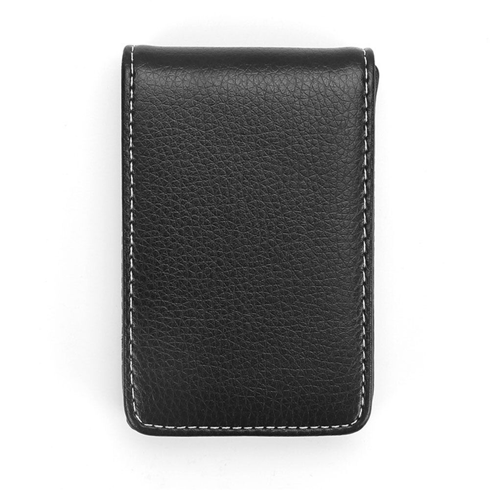 Leather Organizer Business RFID Credit Card Holder Cowhide Minimalist Women Travel Card Men Small Wallet