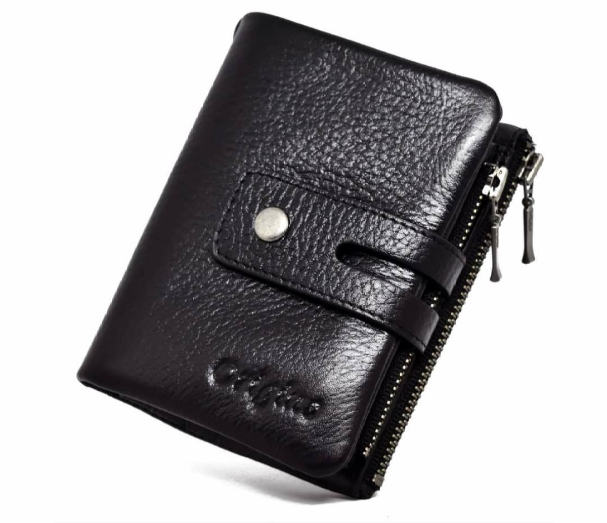 Leather Wallet Men Pocket Coin Purse