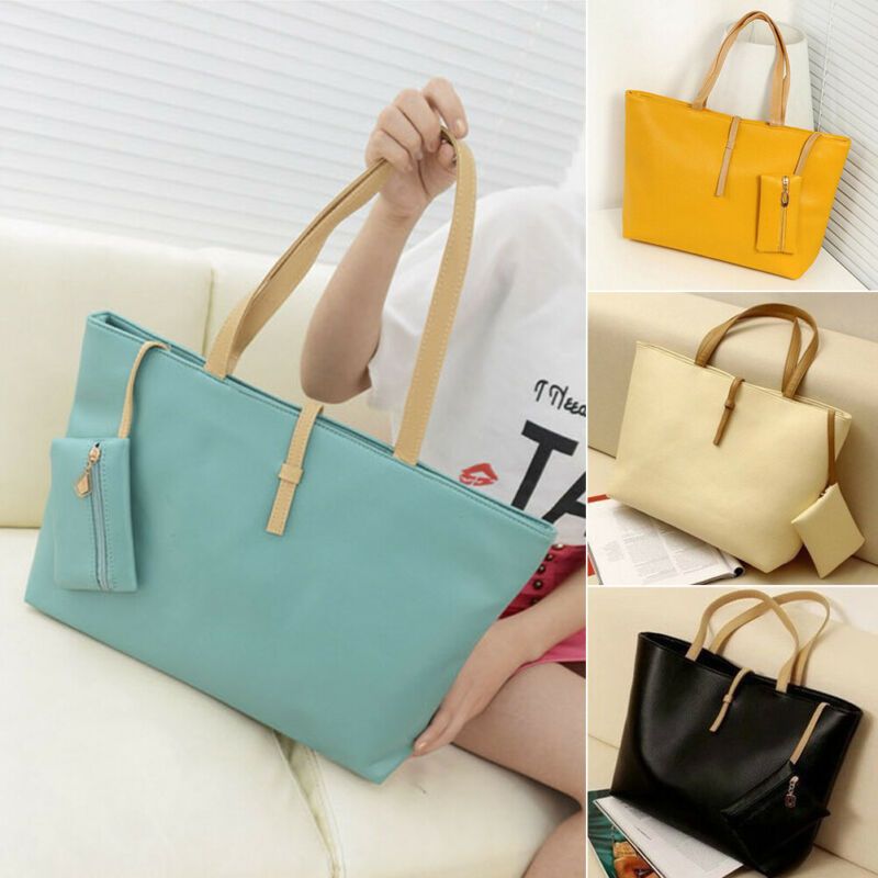 Women Bag Large Handbag Shoulder Tote Satchel Ladies Retro Messenger Cross Body