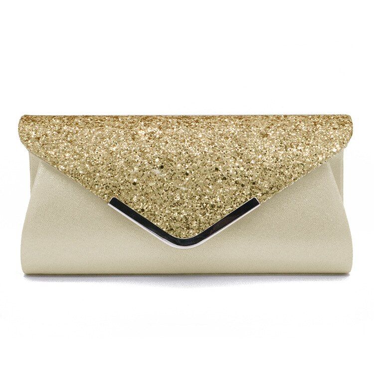 Women Satin Wallet Clutch Bridal Evening Party Glitter Hand Purse /BL1 Ladies handbag