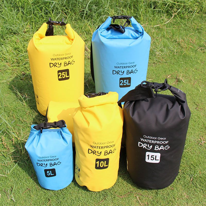 good looking Brand New 15L Dry Bag Pure Sports Waterproof Backpack Pouch Floating Boating Kayaking Camping # 15L