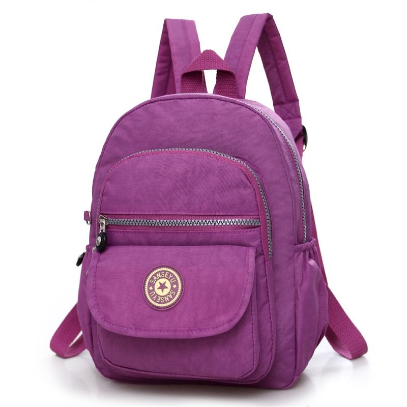 2019 Mini Women Backpack Purse Anti-theft Waterproof Nylon Small Backpack Shoulder Rucksack Bag Travel Storage Bag
