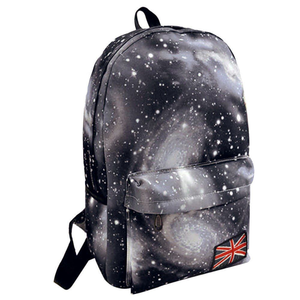 Backpack Galaxy Pattern Unisex Travel Canvas Backpack Leisure Waterproof Bags School Bag For Teenage Girls Female Mochila #YJ