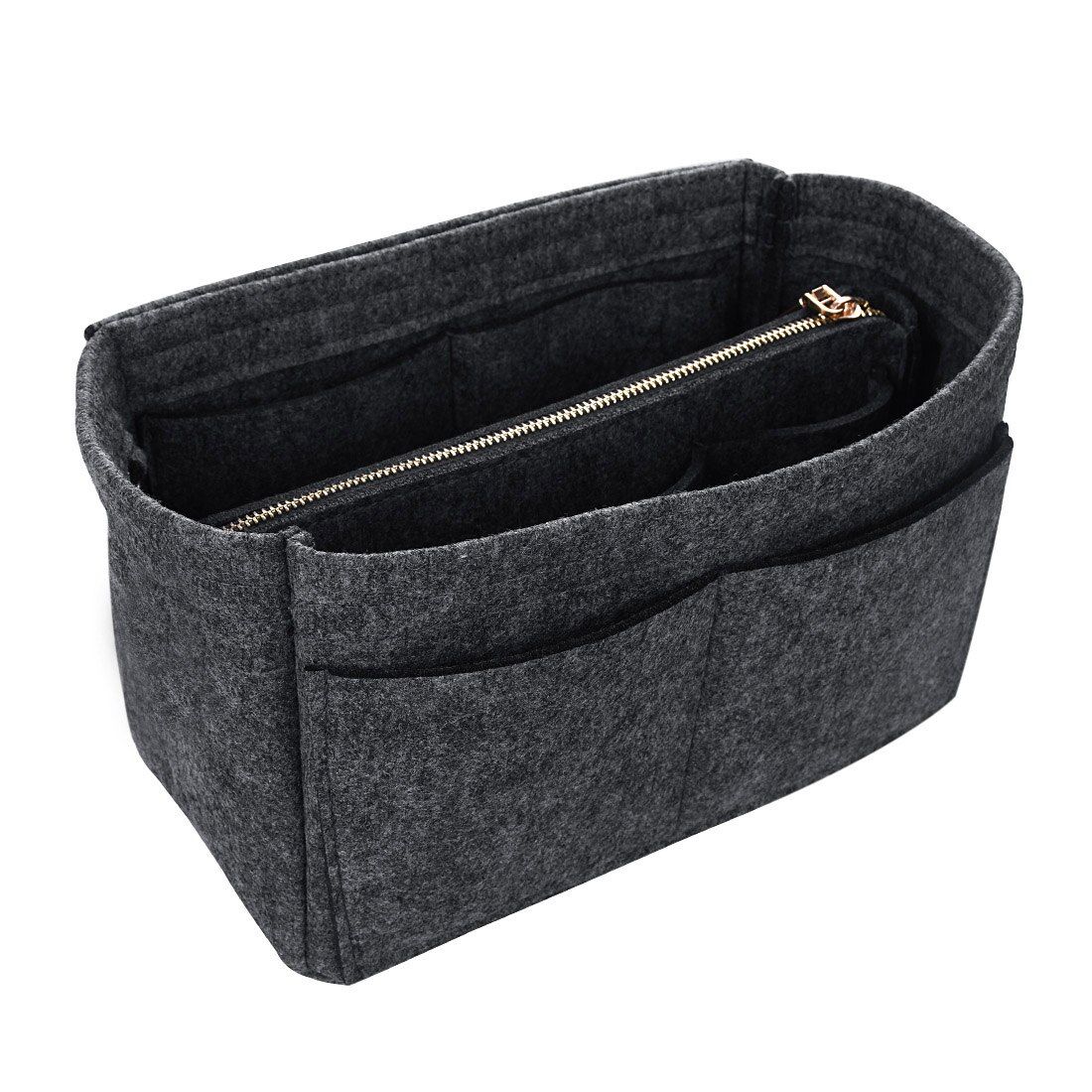 Jiyaru Brand Makeup Bag Organizer for SPEEDY NEVERFULL Felt Insert Bag For Handbag Travel Inner Purse Portable Cosmetic Bags