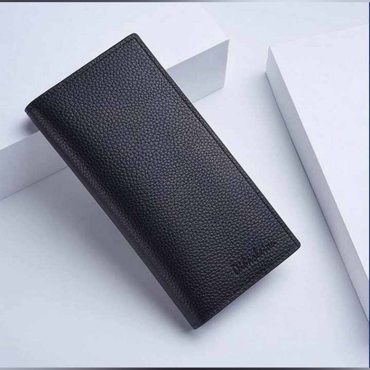 Men Wallet Simple Style Handmade Artificial Leather Men Long Wallet Male -Men's Artificial Leather Wallet - Wallet For Men