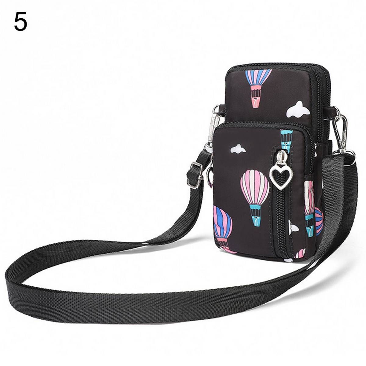 Sports Oxford Cloth Lightweight Mini Crossbody Pouch Women Phone Bag Arm Pack