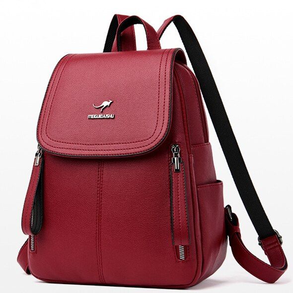 MANHAN Backpack Women 2020 New Fashion Backpack Female High Quality PU Leather Backpack School Large Capacity Women Backpack