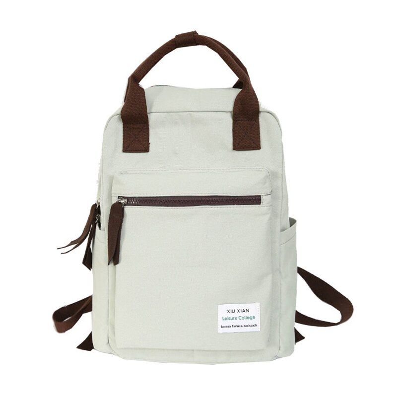 Korean Style Canvas Backpack For Women Summer Pink Black Travel Backpack School Bags For Teenager Girls Shoulder Bag sac a dos
