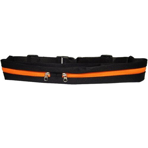 2019 Waist Pack Men Women Fashion Double Pocket Waterproof Phone Belt Nylon Casual Small Bag For Traveling Running Sport