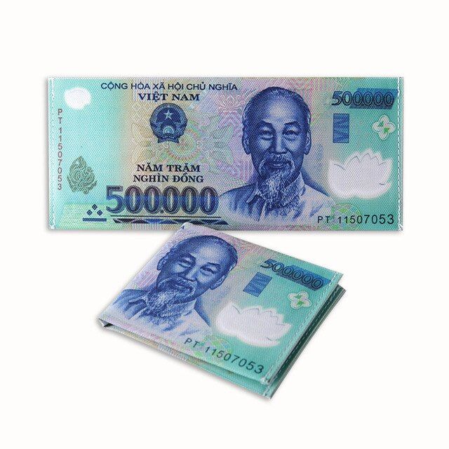 Cheap Creative Money Printing Pattern Wallet Storage Package Dollar Sterling Euro Ruble Shape Compartment Coin Purse
