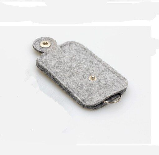 1PC Fashion Car Key Bag Wallet Purse Woolen Felt Keychain Holder Pocket Keys Pouch Case Bag for Men Housekeeper