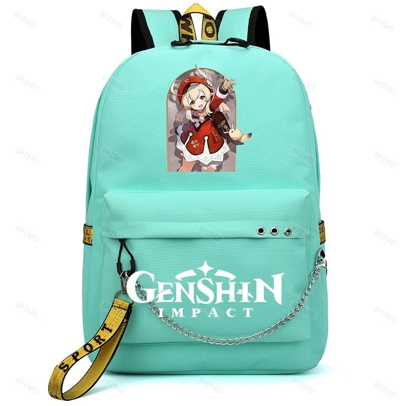 Genshin Impact Waterproof Backpack Children School Bags Kids Satchel Backpacks  Primary School Backpack enfant