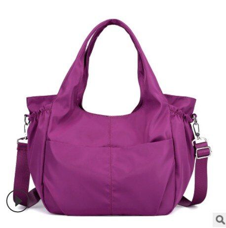 Waterproof Women Handbag Casual Large Capacity Shoulder Hobos Bag Nylon Lady Tote Luxury Top-handle Design Female Crossbody Bag