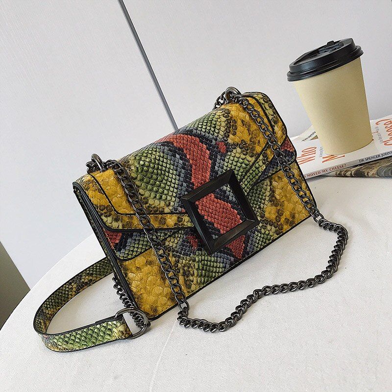 Stone Pattern Crossbody Bags For Women 2020 New Quality PU Leather Small Shoulder Messenger Bag Lady Travel Handbags And Purses