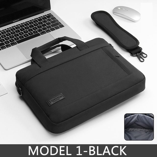 حقيبة كمبيوتر محمول كم حافظة واقية الكتف حمل ل برو 13 14 15.6 17 بوصة ماك بوك اير Asus لينوفو ديل هواوي حقيبة يد