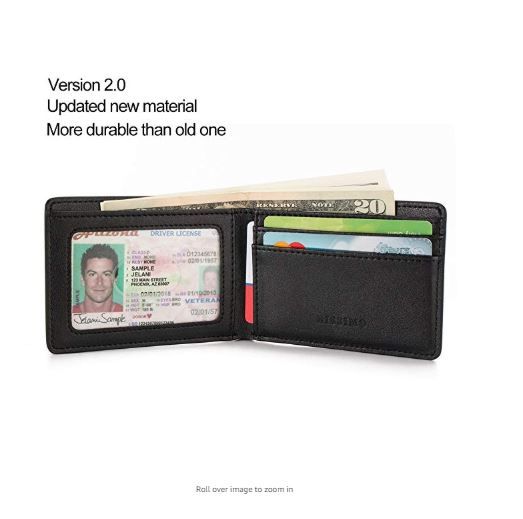 Men's Leather Small Card Holder and  Wallet