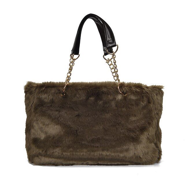 Tote Bags For Women 2018 Winter Warm Plush Large Shoulder Bag Female Big Bag Women Handbag Bolsa Feminina Large Totes Hand Bags