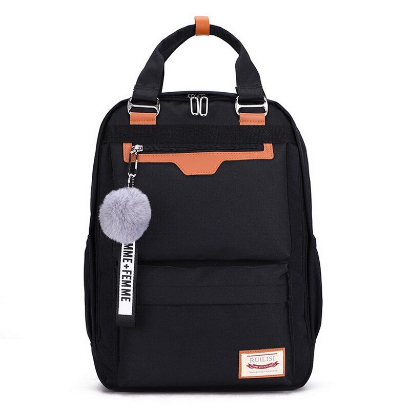 Women School Backpacks Anti Theft USB Charge Backpack Waterproof Bagpack School Bags Teenage Girls Nylon Travel Bag New 2020