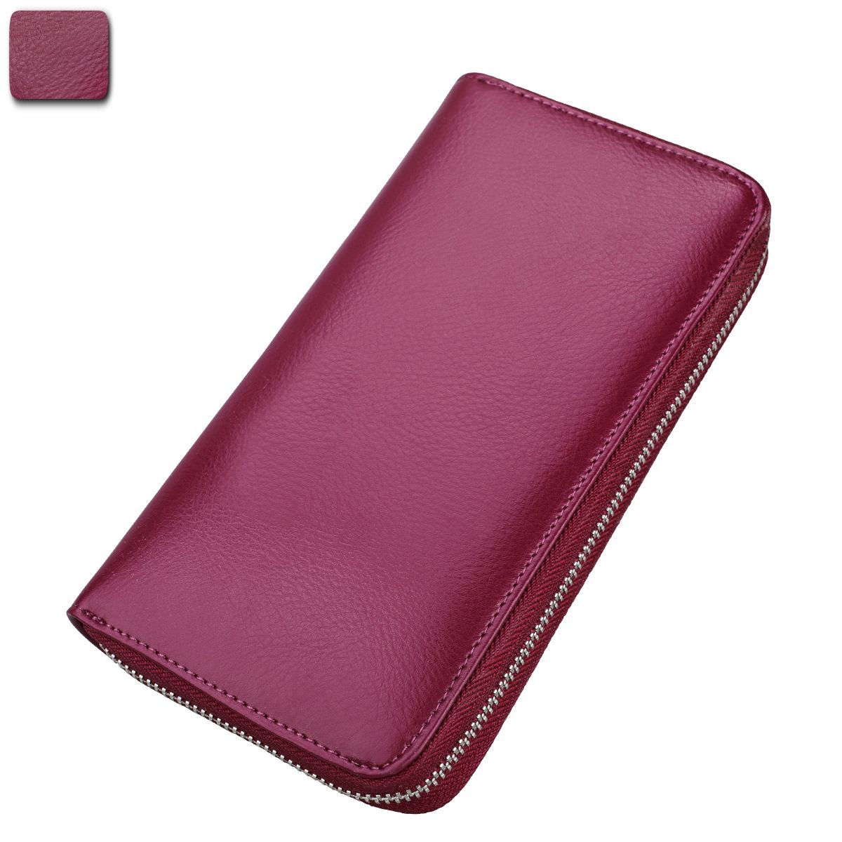 Leather Credit Card Holder Case Travel Passport Wallet for Women and Men