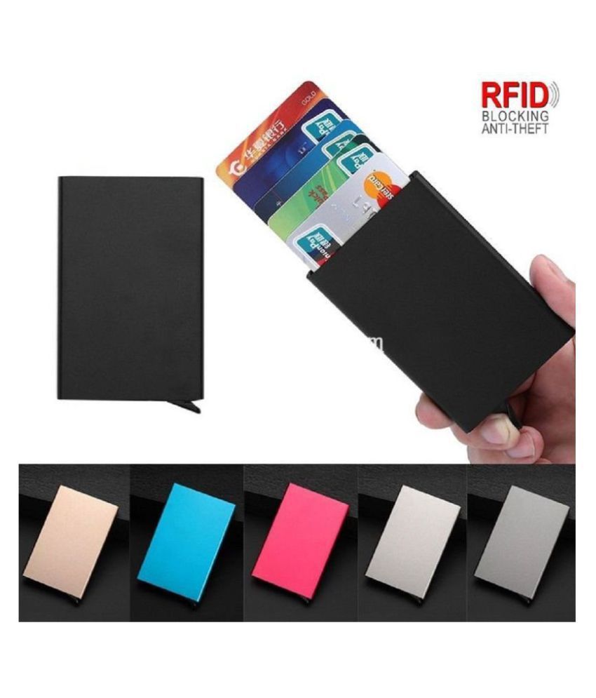 Credit ID Card Holder Metal Card Case Card Aluminum Wallet