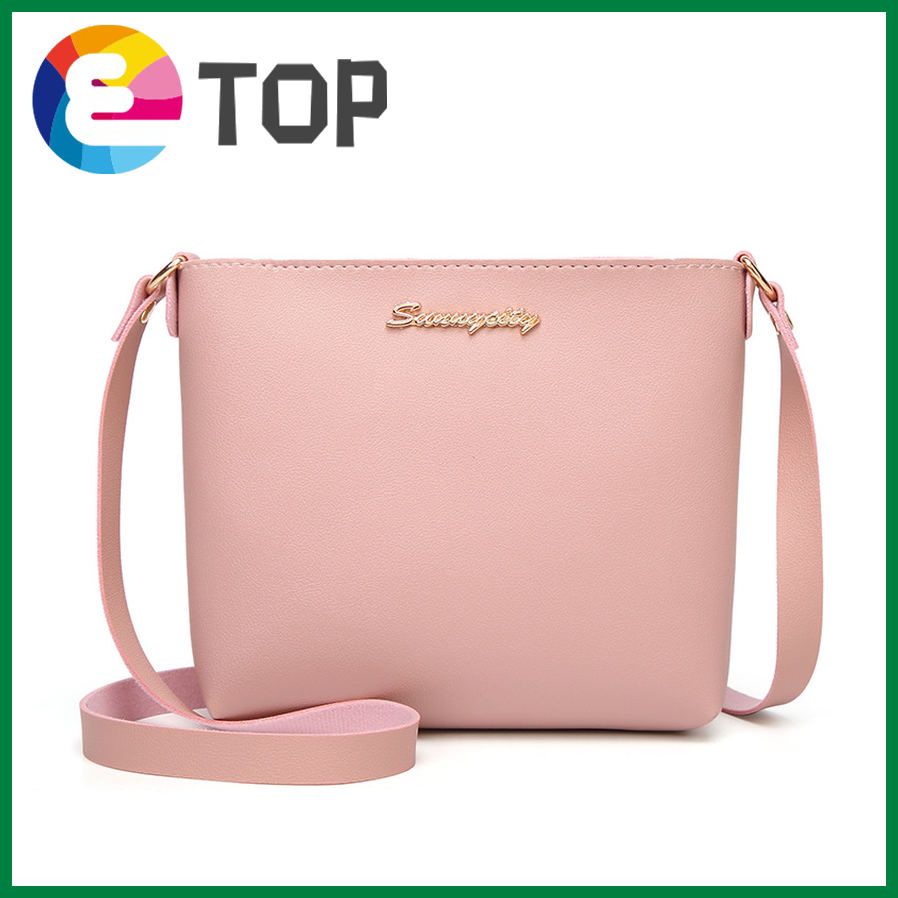 Korean version of creative personality S-standard one-shoulder purse Spring and summer sweet lady contrast color bucket mobile phone