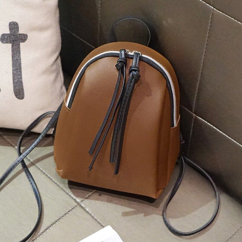 New Fashion Women Pu Leather Backpack Mini Hight Quality Ladies Travel Female 2019 Small Shoulder Bag Backpacks Girls Mochilas