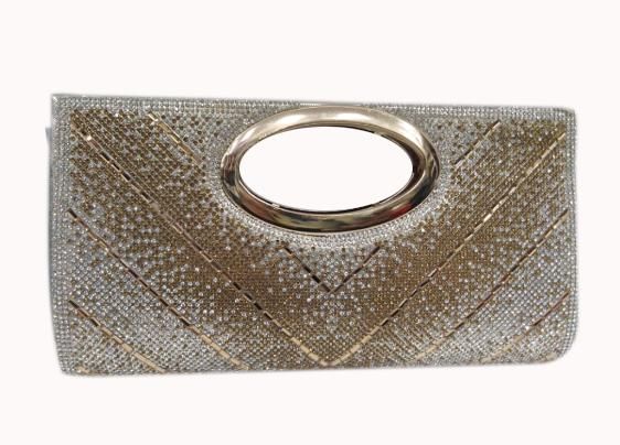 Wedding Party Woman Cheap Promotional Metal Hollow Women Hand Purse