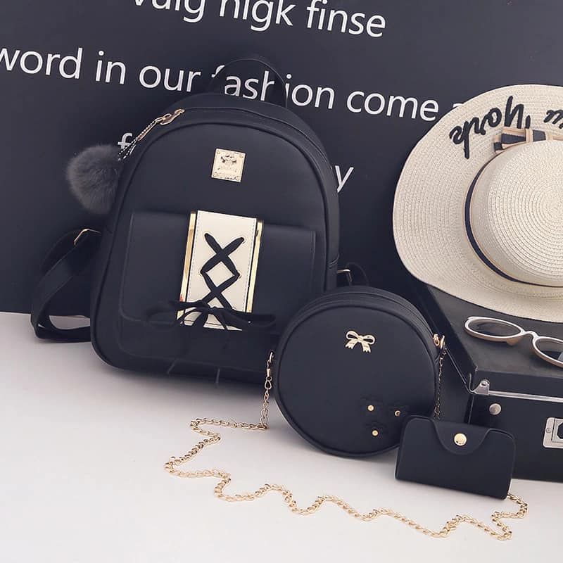 Chinese PU Leather Bag Pack