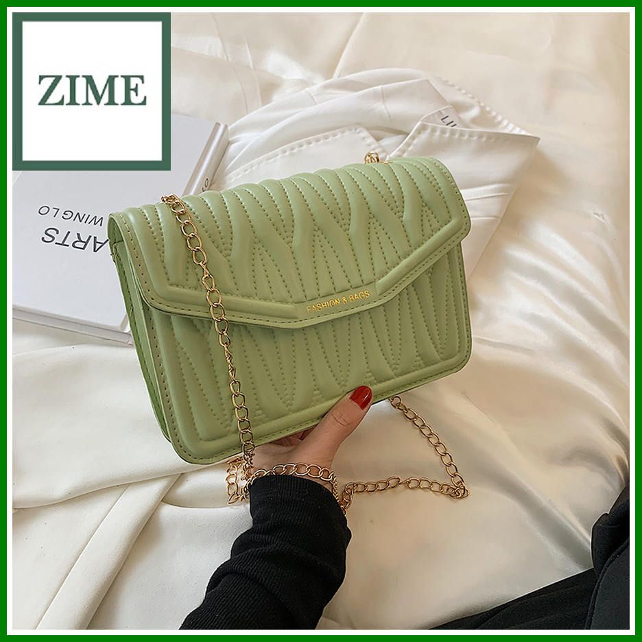 Bag women's texture new trendy fashion chain one-shoulder messenger bag net red casual simple portable small square bag