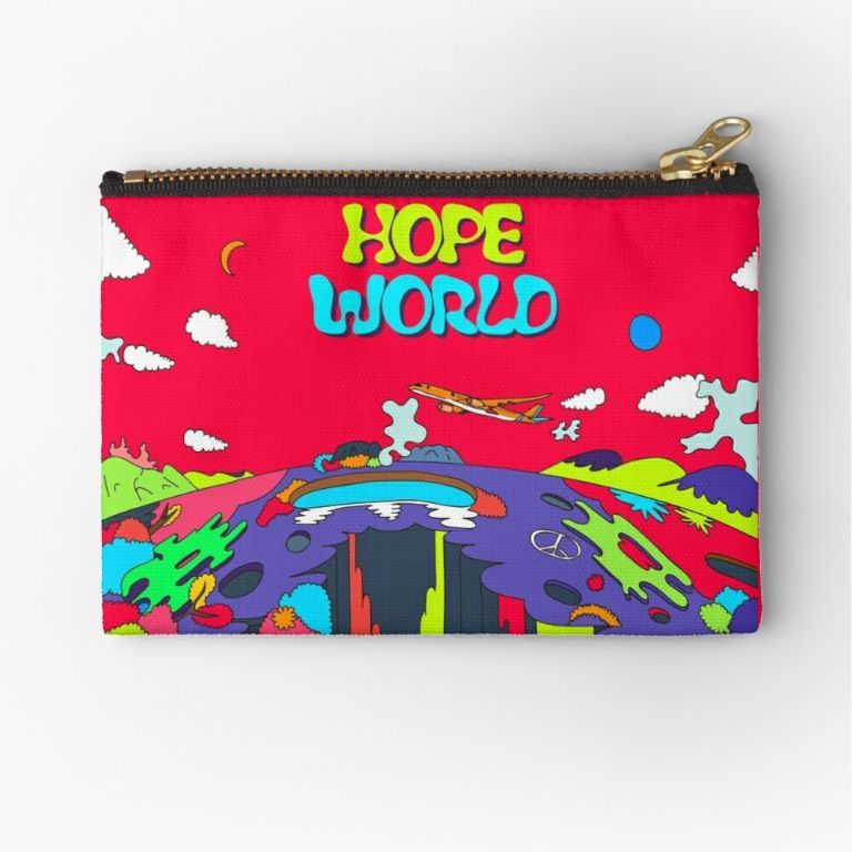 BTS Pouch for Women and Men Girl or Ladies and Children  MultiUse design Bag Makeup Money Key Pencile Coin  Office School Wallet and Cosmetics Bag Woman Bag with Cartoon Flower Colorful Design