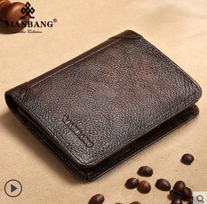 Classic Style Wallet  Leather Men Wallets