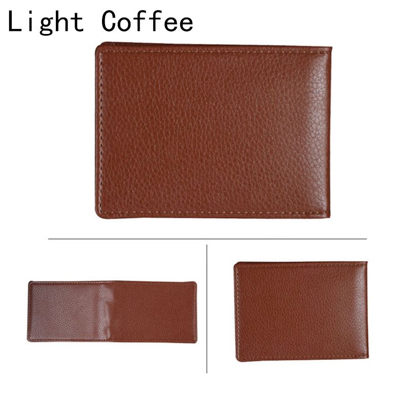 Driver License Holder Case Card Case With Ziplock Business Card Holder PU Leather Solid Color ID Pass Cover Protector Folder Driving Documents
