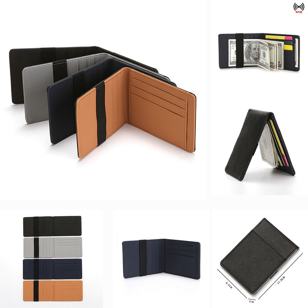 Slim Secure Wallets Bag Minimalist Wallet Men Card Credit
