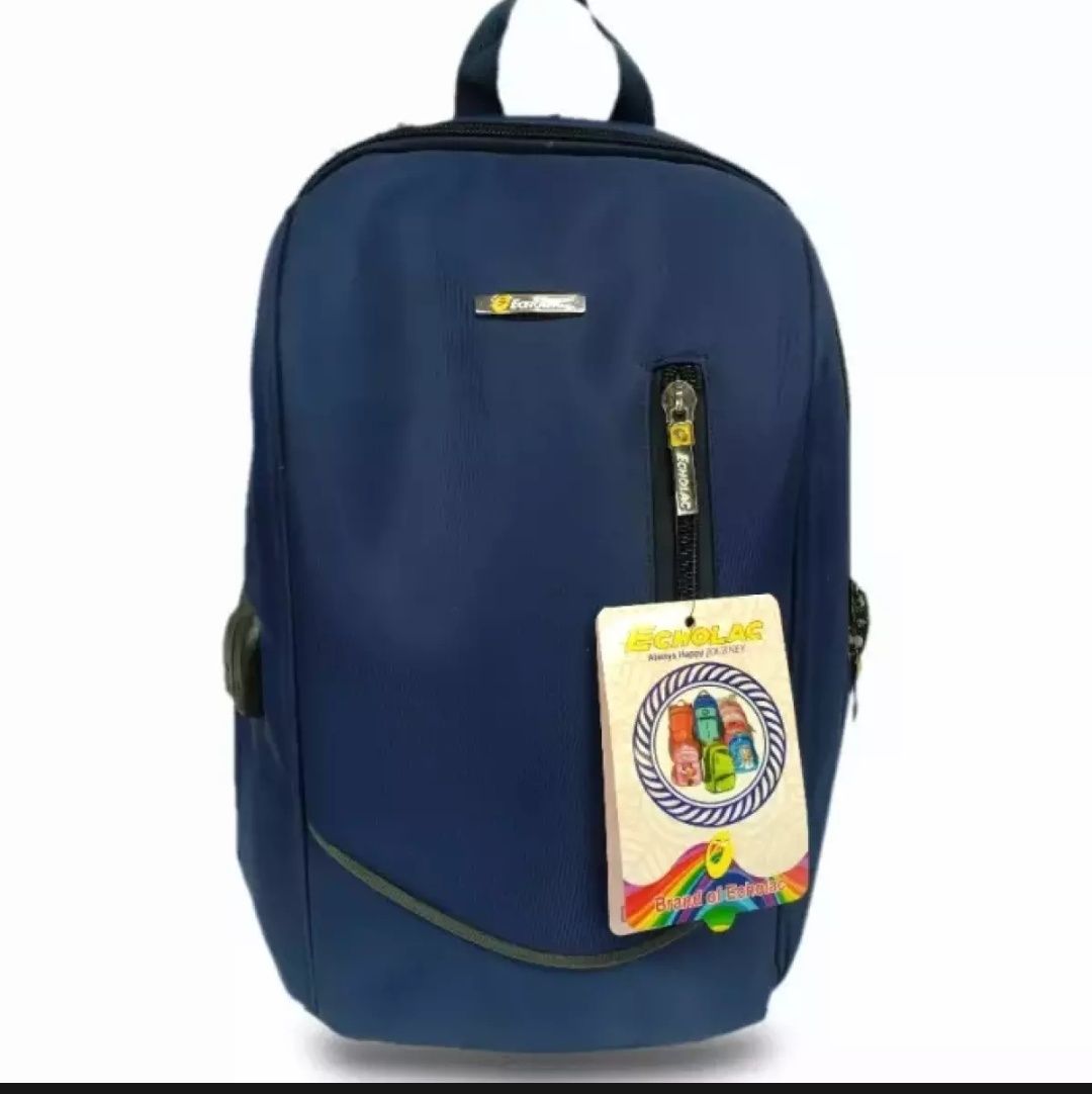 Laptop curvy bag in USB support and laptop chamber bag.