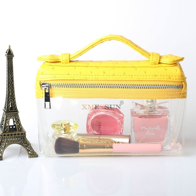 XMESSUN Fashion Clear Clutch Bag Transparent Totes Crossbody Bag Women Make Up Pouch Luxury Designer Handbags 2021 Trendy Bag
